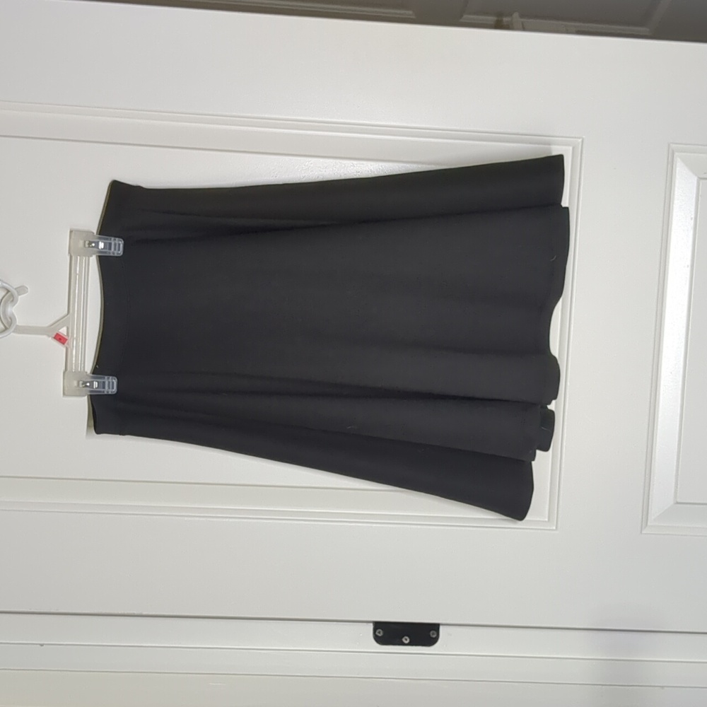 Black knee length skirt